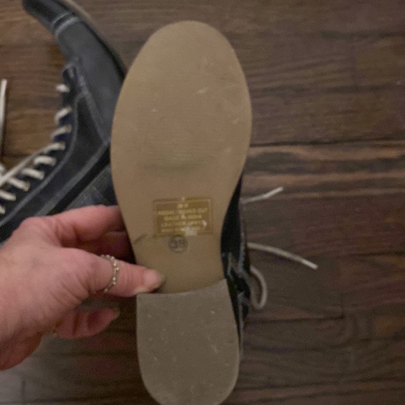 Diba Black Leather Boots - size 38 (7 1/2) - Picture 5 of 5